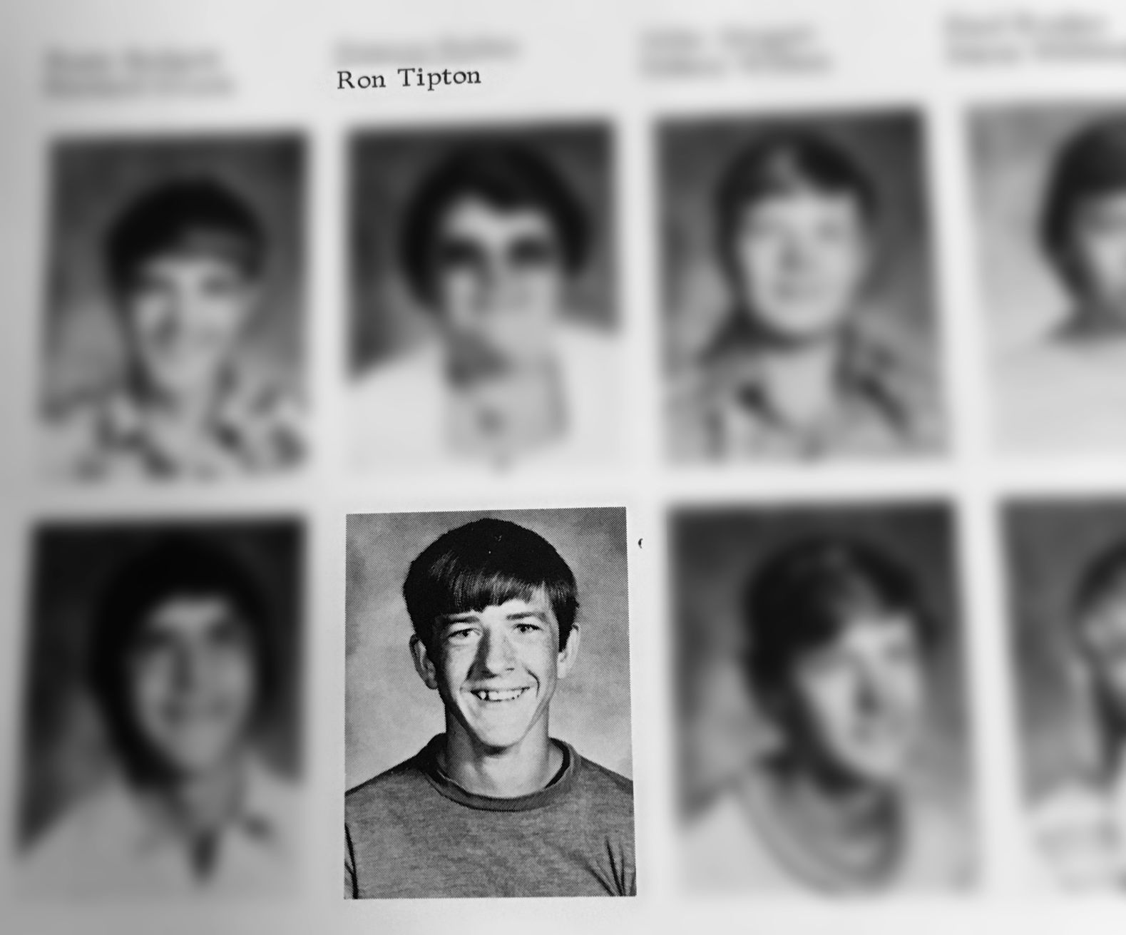Ronald Tipton yearbook